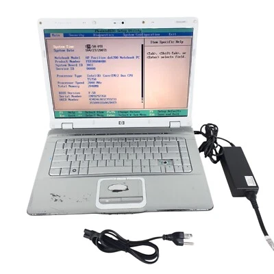 HP Pavilion dv6700 15.4" Notebook Core 2 Duo T5750 2GB Boot/BIOS No HDD/OS H3246 - Image 1 of 4