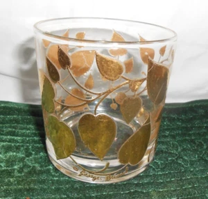 Nur 1 Georges Briard Double Old Fashioned Brille Blattgold - Bild 1 von 4