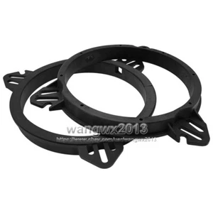 2x 6.5" Car Door Audio Speaker Spacer Adaptor Ring Brackets Mounting Adapter #1 - Picture 1 of 7