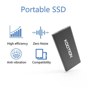 Kootion 250G USB 3.0 SSD Solid State Hard Drive SATA External Hard Disk Laptop - Picture 1 of 10
