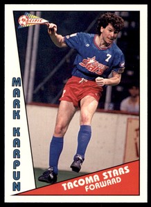 Pacific MSL Soccer Card 1992 - Mark Karpun (Tacoma Stars) No. 22
