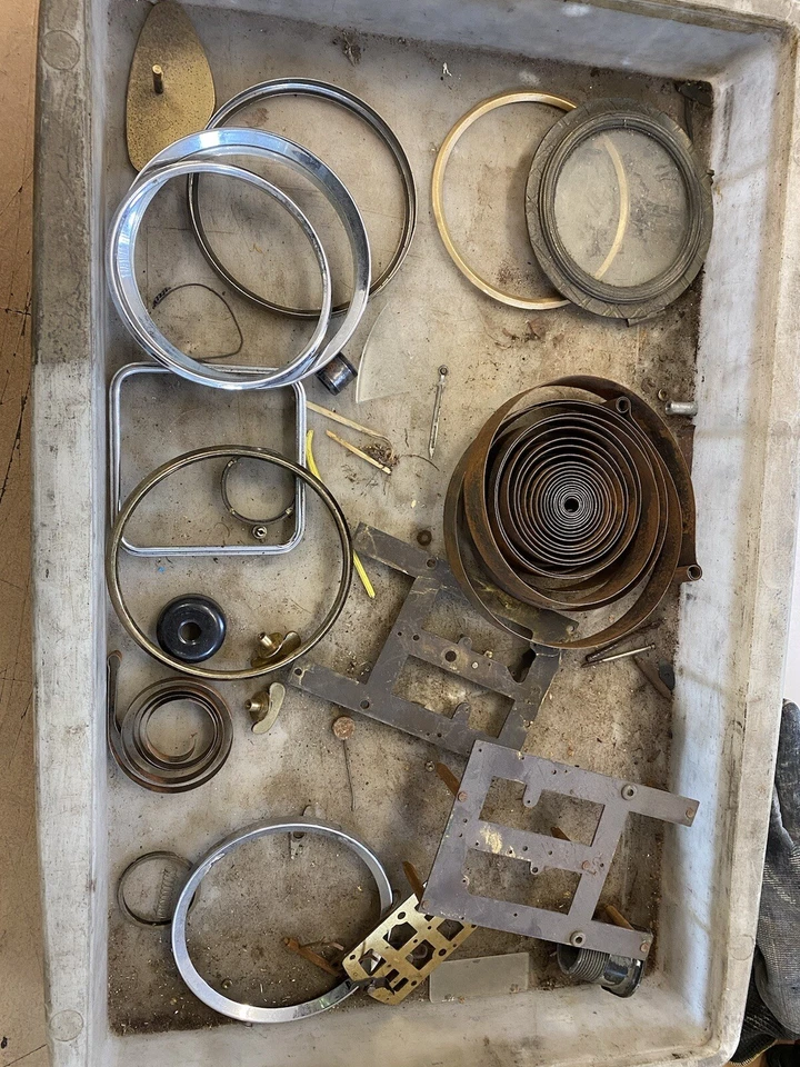 German R And A Swing Pendulum Clock Spares Various Others - Image 1 of 3