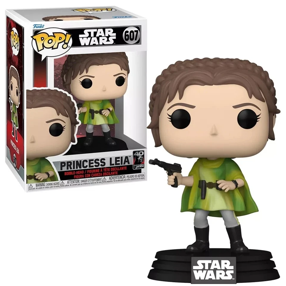 Funko POP! Star Wars - Princesa Leia O Retorno de Jedi - 607 - Imagem 1 de 1