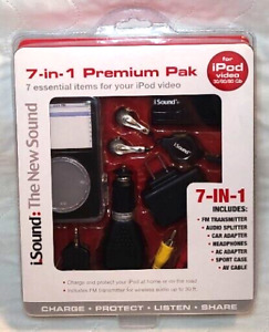 iSound: The New Sound 7-in-1 iPod Car Charging Kit NOS Sealed