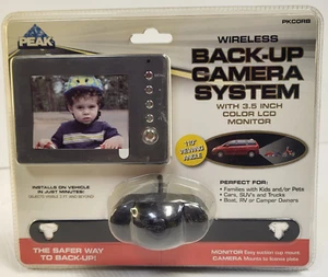 Peak Wireless Back-Up Camera System PKCORB 3.5" Color LCD Monitor 074804015737 - Picture 1 of 11