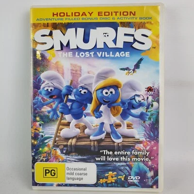 Smurfs - The Lost Village (DVD, 2017) PAL Region 2, 4, 5 (Holiday Edition) Bonus - Image 1 of 3