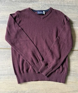 The Children’s Place Boys 14 Burgundy Maroon V Neck Dress Sweater Pullover TCP - Picture 1 of 6
