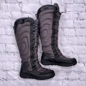 Timberland Crystal Mountain Botas Altas Impermeables Marrón y Negro 17680 UK 6 - Imagen 1 de 10