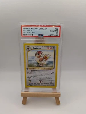 1999 Pokemon German Tauboga Pidgeotto  1st edition #22 Graded Gem Mint PSA 10 - Image 1 of 2