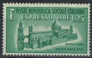 ITALIA RSI 1944 Monumenti distrutti, espresso MNH** - Imagen 1 de 1