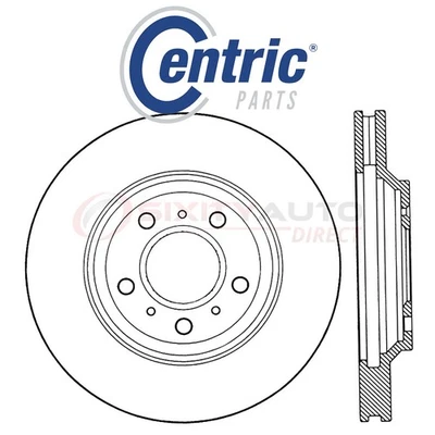 Centric C-TEK Disc Brake Rotor for 2014-2016 Chevrolet Impala Limited 3.6L lb Foto 1 de 4