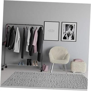 Tigress Area Rug, 5 ft x 7 ft, Gray Leopard - Picture 1 of 8