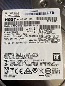 HGST 6TB 3.5" SAS ( ! ) HUS726060AL5214 HDD Server-Festplatten - Bild 1 von 1