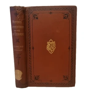 HEBREWS: A Critical & Exegetical Handbook / Gottlieb Lunemann / 1882 - Picture 1 of 17
