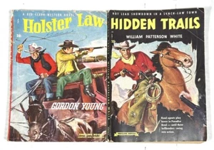 Lot of 2 Hidden Trails by William Patterson White & Holster Law by Gordon Young - Bild 1 von 6