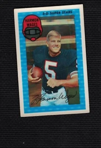 Kellogg's Football Harmon Wages 1971 #30 *FALCONS* - Imagen 1 de 2