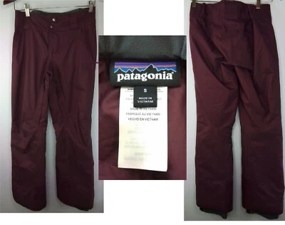 Pantalón Patagonia Esquí/Snowboard Unisex Pequeño Borgoña #J1850 Foto 1 de 4