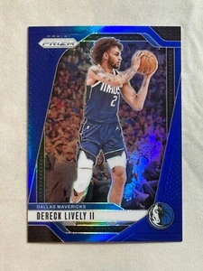 2024-25 Panini Prizm Blue Dereck Lively II /199 #214 Mavericks - Picture 1 of 2