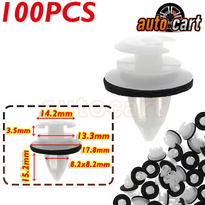 100pcs Door Trim Panel Clips Retainer For BMW 525i 325xi 328i 528i 535i 2005-10 - Изображение 1 из 4