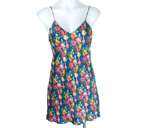 UNDERCOVER Victoria's Secret P XS Chemise Vintage G Label Seta Mini Abito Slip Floreale Us intime Ottimeioni