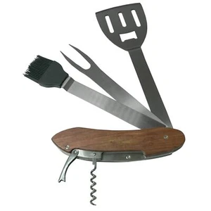 5-in-1 Multi Tool BBQ Barbecue Grill Accessories, Tools Set Kit, Camping Acce... - Picture 1 of 8