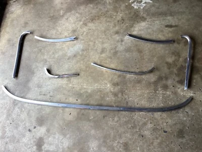 Chevy Impala BelAir SS 1961 61 moldura de ventana trasera 4 puertas OEM exterior Foto 1 de 4