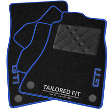To Fit VW Golf MK5 EDITION 30 WITH AMP 2007-09 Tailored Black GTI Logo Car Mats