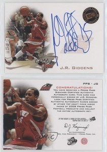 2008 Press Pass Press Pass Signings Bronze JR Giddens #PPS-JG Rookie Auto RC