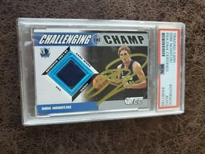 2002 Topps Game Worn Dirk Nowitzki #CC-DN -PSA/DNA Certified-Mavericks Autograph - Picture 1 of 2
