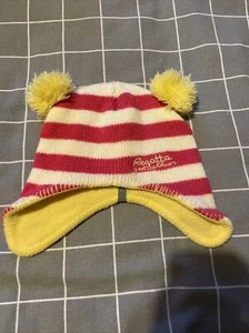 Regatta girls age 7-10 stripey pompom hat. VGC - Picture 1 of 5