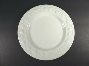 Over & Back Salad Plate White with Fruit Border 8½" OVB22 - Picture 1 of 3