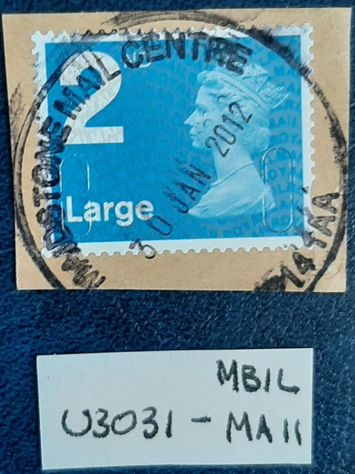 (GB-U37) GB 2011 Machins Estampillas U3031 MA11 MBIL PMK interesante en papel Cat. £12 Foto 1 de 1