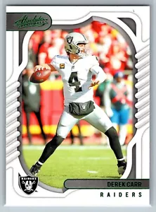 2022 Panini Absolute - Derek Carr #63 Green - Picture 1 of 2