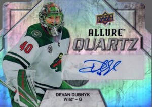 2019-20 Upper Deck Allure Quartz Auto #AQDD Devan Dubnyk A - NM-MT
