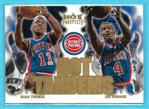 Isiah Thomas & Joe Dumars 2008-09 Hot Prospects HOT TANDEMS - Bild 1 von 2
