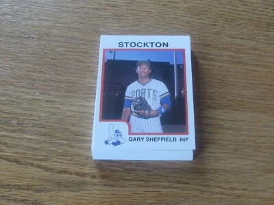 1987 Procards Stockton Ports Minor league Team Set w/  Gary Sheffield ++ - Image 1 of 3
