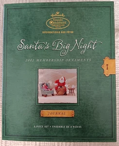 Hallmark Ornament Set 2002 Santa's Big Night KOCC Exclusive (Missing Table) - Picture 1 of 4