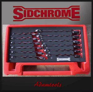 new -Sidchrome 12 Piece Geared Combination Spanners Custom Kit Set in a case - Picture 1 of 1