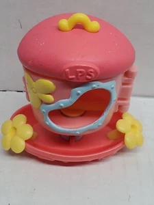 Littlest Pet Shop Pink Birdhouse Playhouse Toy With Yellow Accents & Flower - Picture 1 of 9