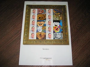 LS1 PERSONALIZED STAMPS GENERIC SMILERS COMPLETE SHEET - Picture 1 of 1
