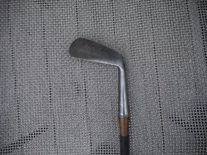Antiguo eje de madera vintage Tom Stewart 2 hierro - Imagen 1 de 17