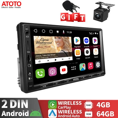 ATOTO S8 Ultra 7 pollici 4G Modem Android Autoradio CarPlay &Android Auto 4+64GB - Immagine 1 di 4