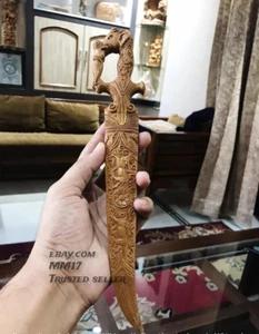 Maori Hand Carving Weapons of the New Zealand tribesmen Unique Sword Replica - Bild 1 von 6