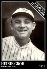 1991 Conlon Collection TSN 163 Heinie Groh Cincinnati Reds Baseball Card