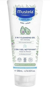 Mustela Baby 2 in 1 Gel Detergente per Capelli e Corpo, 6,76 oz - Foto 1 di 1