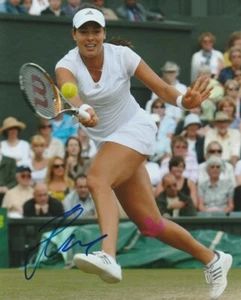 SEXY ANA IVANOVIC SIGNED WTA TENNIS 8x10 PHOTO #1 Autograph PROOF - Picture 1 of 2