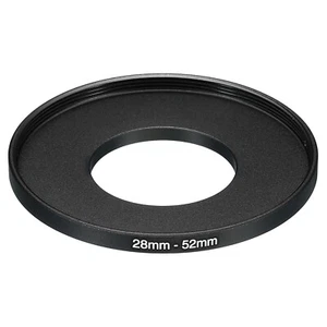 28mm-52mm Metal Step Up Ring, Camera Lens Filter Adapter Ring Black - Picture 1 of 5