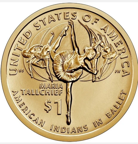 2023 P Native American Dollar Coin MARIA TALLCHIEF,  FREE SHIPPING DAILY! Cover