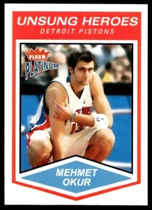 2003-04 Fleer Platinum Mehmet Okur Detroit Pistons #148 - Foto 1 di 2