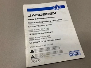 Jacobsen Operator's Manual LF-3400 LF-3800 Turbo 67868 67869 LF3400 LF3800 67889 - Picture 1 of 1